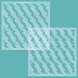 Forged Lines Background Stencil