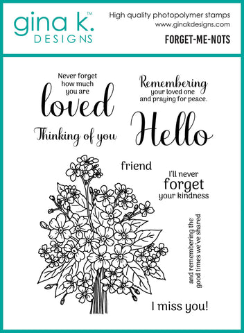 Forget-me-nots Stamp Set