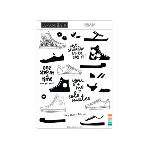 Fresh Kicks Stamp Set (6 x 8)
