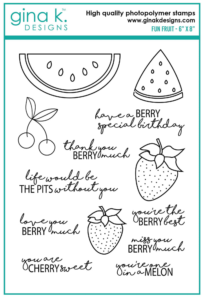 Fun Fruit Stamp Set