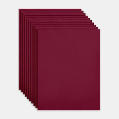 CARD STOCK 8.5 x11 Cranberry Heavy Weight