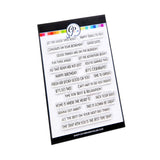 Getaway One Liner Sentiments Stamp Set