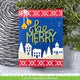 Nordic Snowflake Border