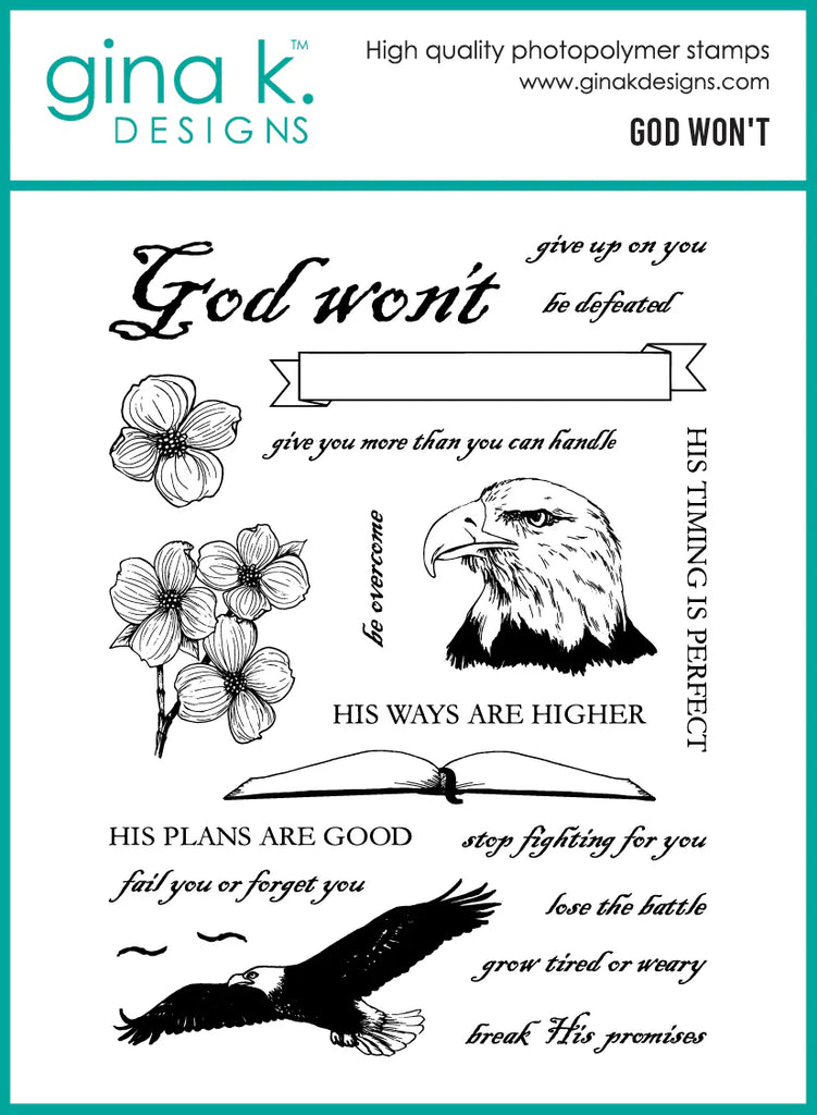 God Won't Stamp Set