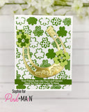 Green Shamrocks Foilables® Panels