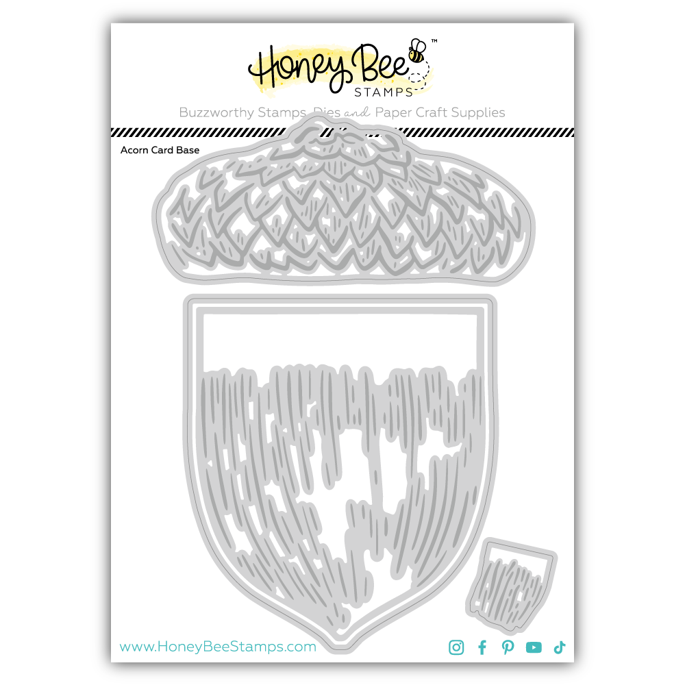 Acorn Card Base Honey Cuts