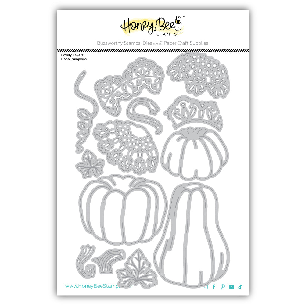 Lovely Layers: Boho Pumpkins Honey Cuts