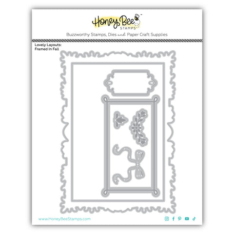 Lovely Layouts: Framed In Fall Honey Cuts