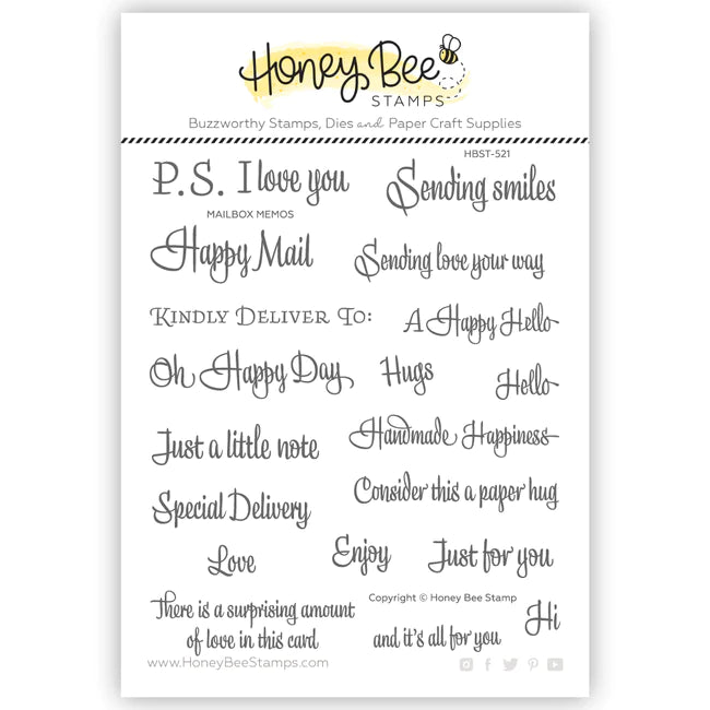 Mailbox Memos 5x6 Stamp Set