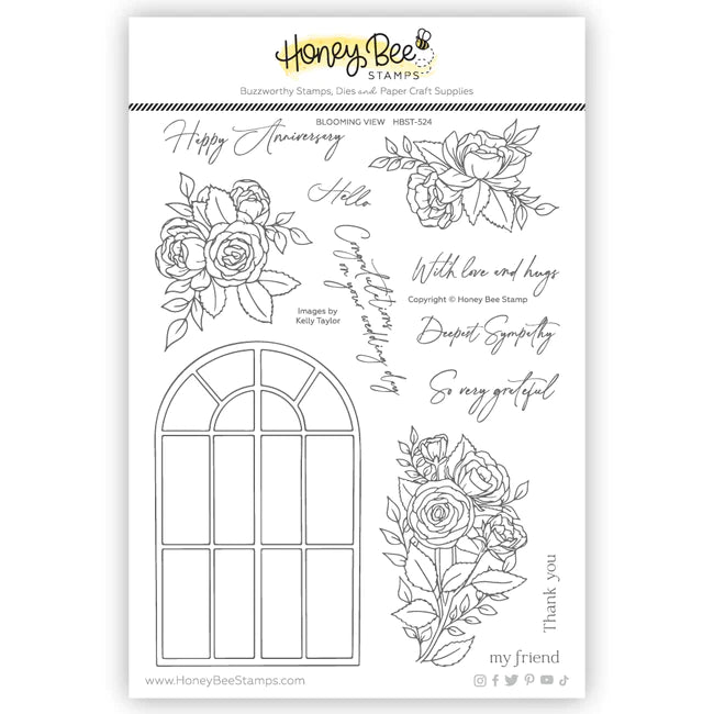 Blooming View  6x8 Stamp Set