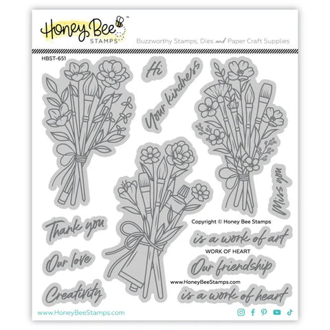 Work Of Heart 6x6 Stamp Set