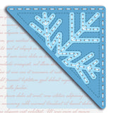 In Stitches:  Bookmarked Snowflake Honey Cuts