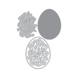 Hero Arts Happy Easter Letterpress + Foil & Cut