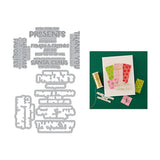 Hero Arts Here for the Presents Letterpress + Foil & Cut from the Best Gift Ever Collection