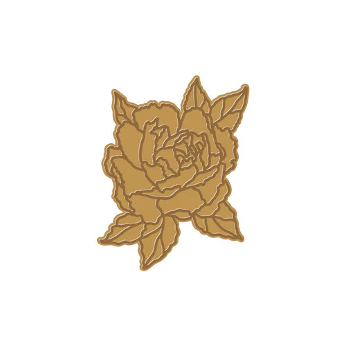 Peony Hot Foil Plate (E)