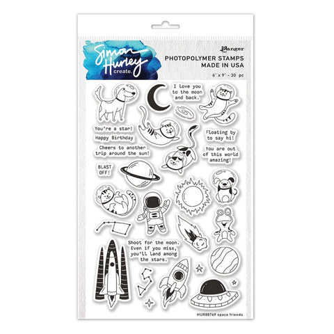 Space Friend Clear Stamps