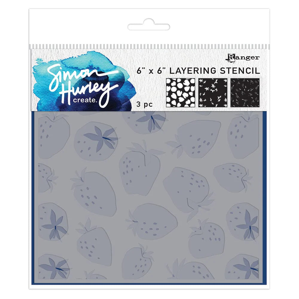 Very Berry Stencil by Simon Hurley