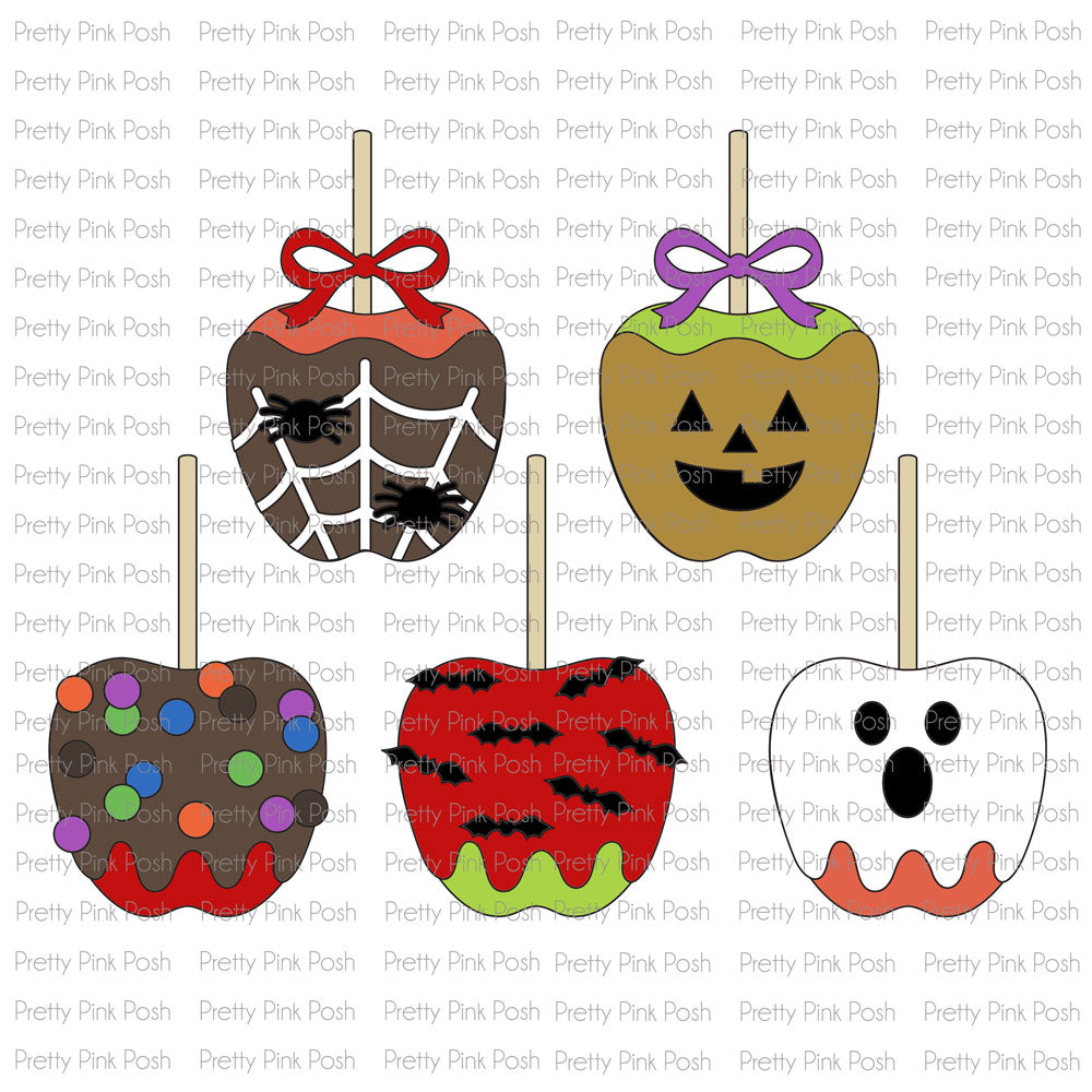 Halloween Caramel Apple Die Set