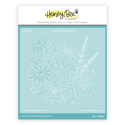 Harvest Blooms Coordinating Stencil (Set Of 7)