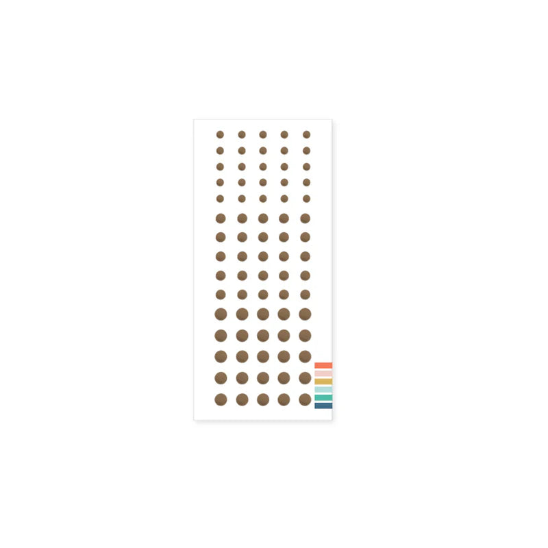 Enamel Dots: Hazelnut