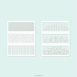 Hillside Stencil Set
