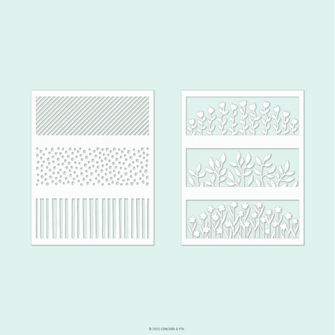 Hillside Stencil Set