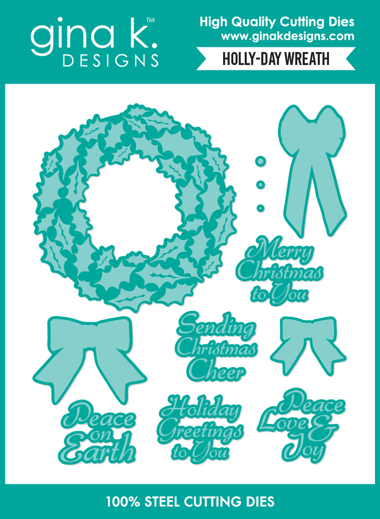 Holly-Day Wreath Die Set