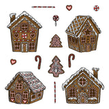 Peppermint Village 5x6 Stamp Set