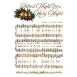 Silent Night Background 4x6 Rubber Cling Stamp Set
