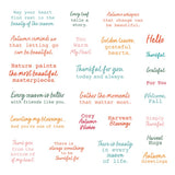 Keepsake Sentiments: Fall 6x8 Stamp Set