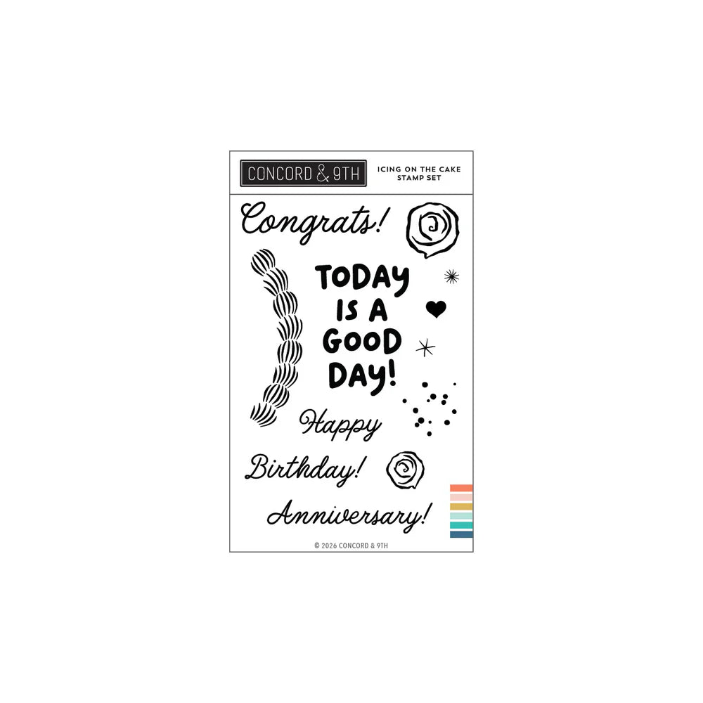 Icing on the Cake Stamp Set (4 x 6)