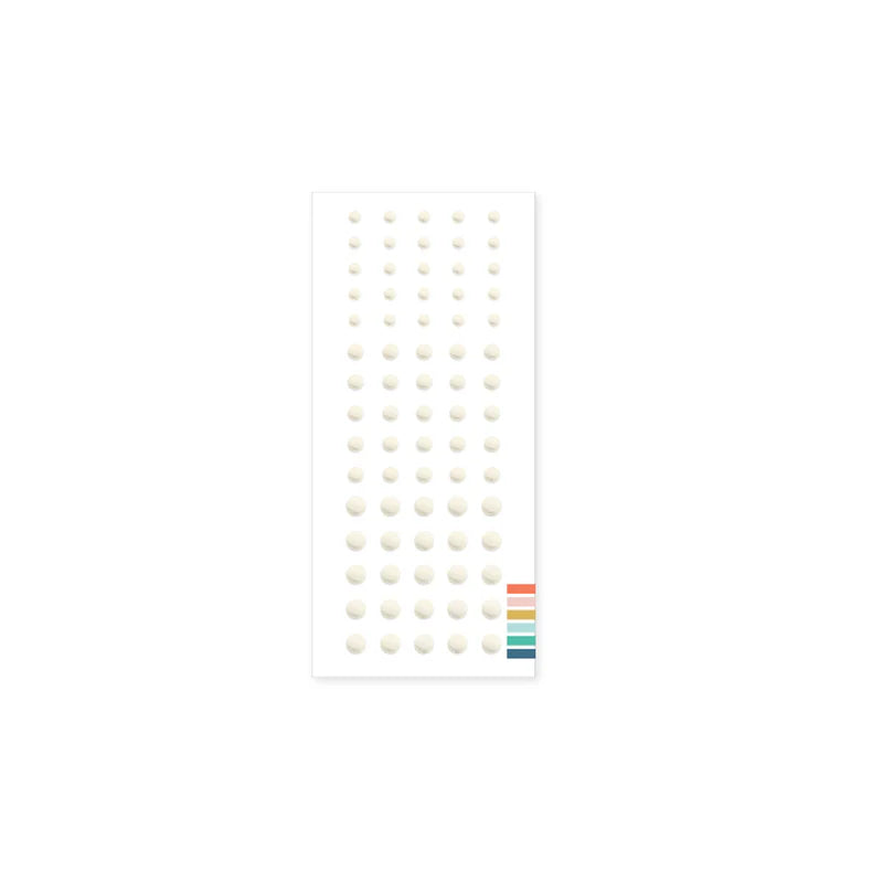 Enamel Dots: Ivory