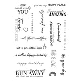 Beyond Stamping Evergreen Sentiments Clear Stamp Set by Josh Griffiths Studio
