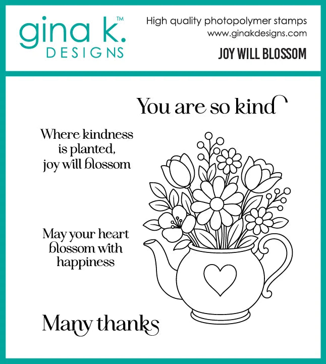 Joy Will Blossom Stamp Set