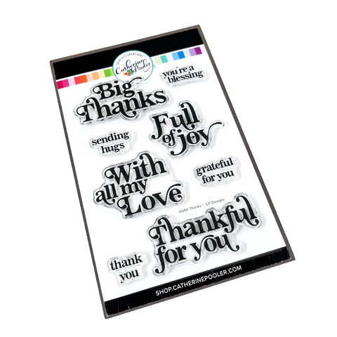 Joyful Thanks Sentiments Stamp Set