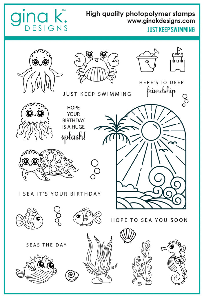 Just Keep Swimming Stamp Set