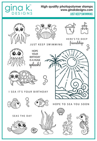 Just Keep Swimming Stamp Set