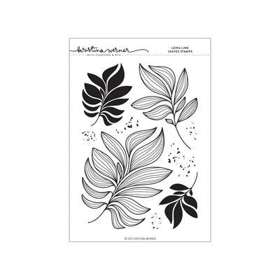 Long Line Leaves Stamp Set (6 x 8)