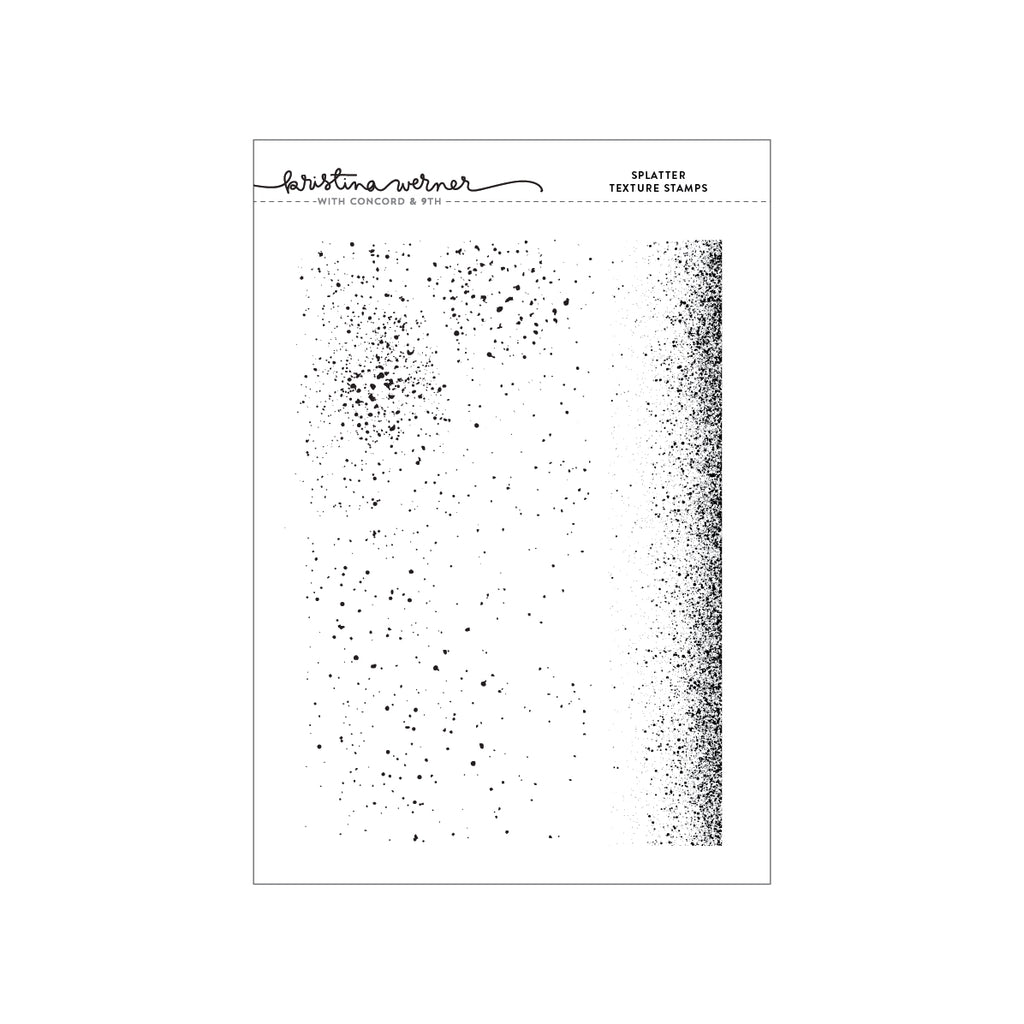 Splatter Texture Stamp Set (6 x 6)
