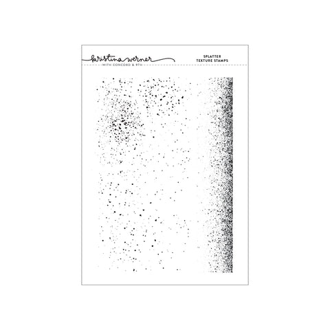 Splatter Texture Stamp Set (6 x 6)