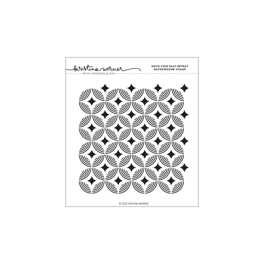 Deco Star Easy Repeat Background Stamp (6 x 6)