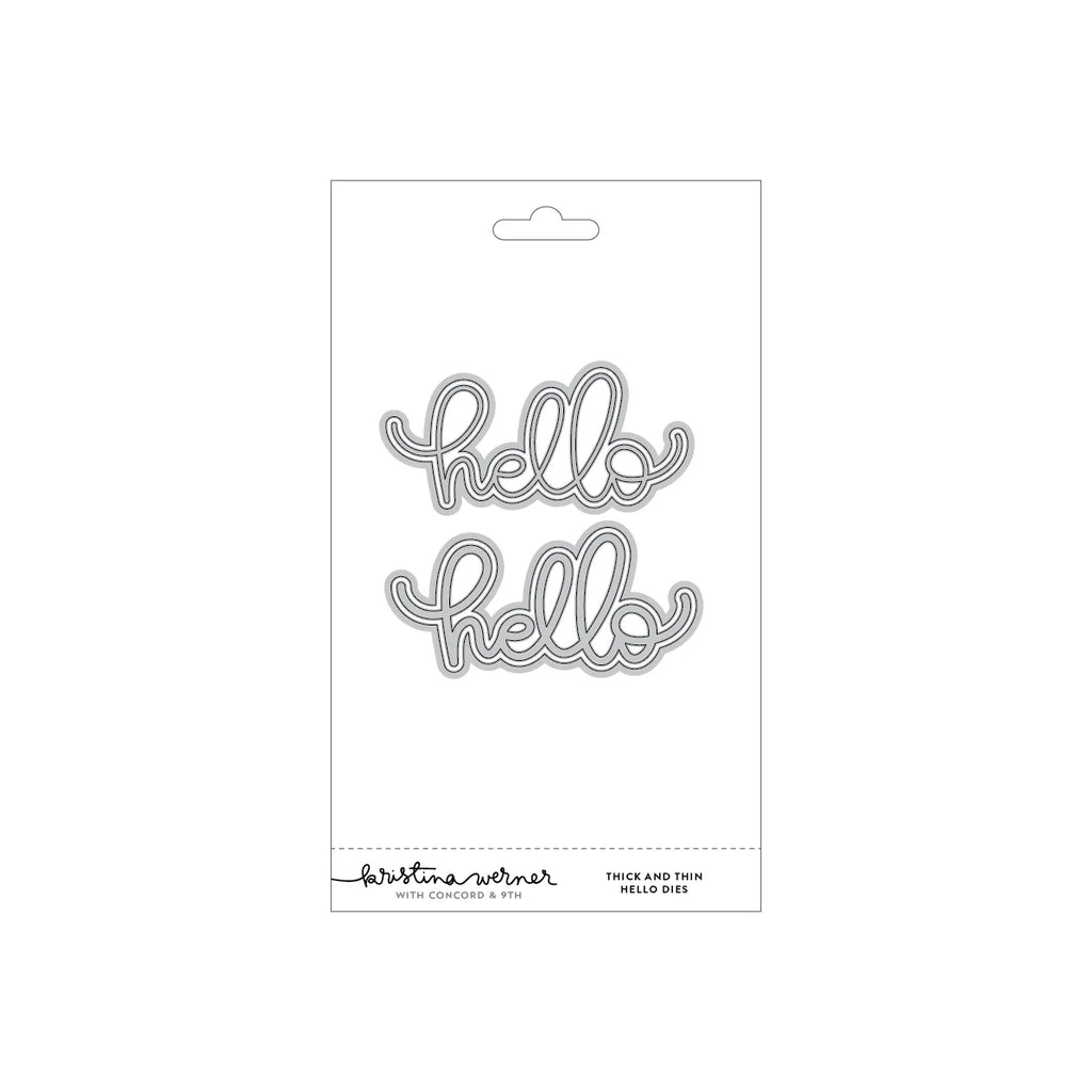 Thick and Thin Hello Dies