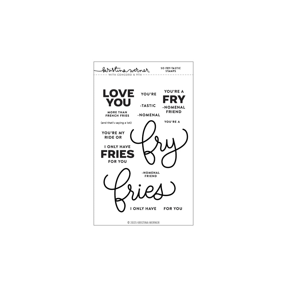 So Fry-tastic Stamp Set (4 x 6)