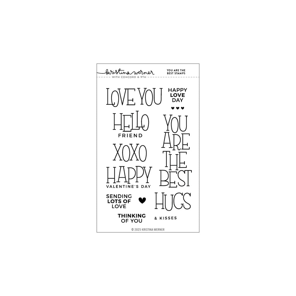 You Are The Best Stamp Set (4 x 6)