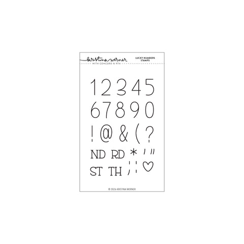 Lucky Numbers Stamp Set