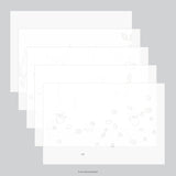 Flower Field Stencil Pack (5 qty; 6 x 9)