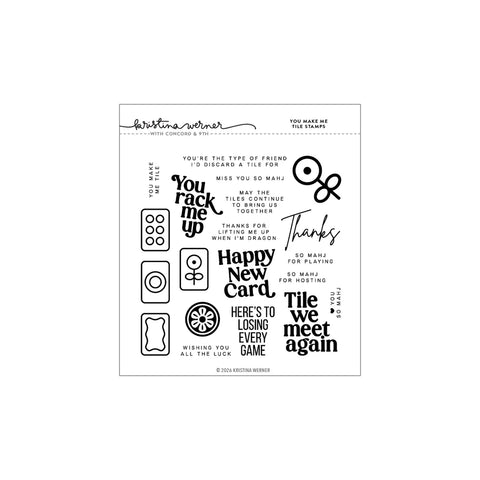 You Make Me Tile Stamp Set (6 x 6)