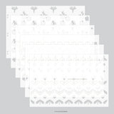 Petal Pop Stencil Pack (6 qty; 6 x 9)
