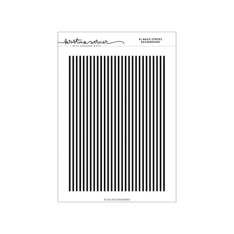 XL Basic Stripes Background Stamp (6 x 8)