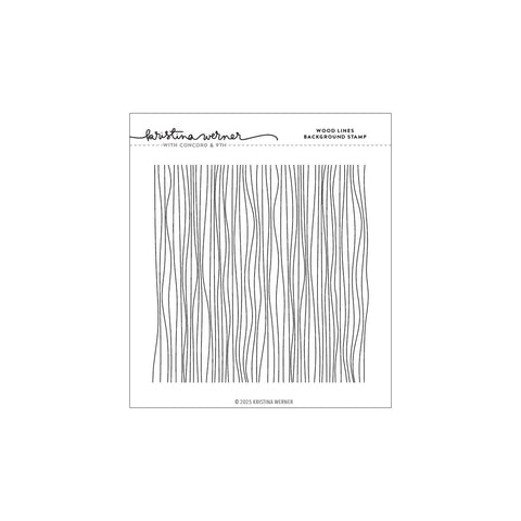 Wood Lines Background Stamp (6 x 6)